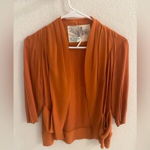 Anthropologie Kimchi Blue Terracotta Cardigan (S)